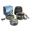 2-3 Person Pot Teapot Combination Set,Non-stick Lightweight Pan Cauldron,Portable Outdoor Cookware For Hiking - 2 of 4