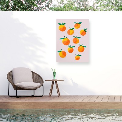 Rebekah Ewer  Peach Groupings I Outdoor Canvas Art