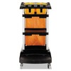 Rubbermaid Commercial FG9T7200BLA High Capacity Cleaning Cart - Black - 2 of 4