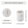Evideco French Home Goods Marble Resin Toothbrush Holder - 4 of 4