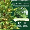 SEVOBAL Artificial Trees 5ft Christmas Tree with 502 Tips Pre Lit Christmas Tree Artificial Christmas Tree Xmas Tree, Green, 31.5"*9"*60" - 3 of 4