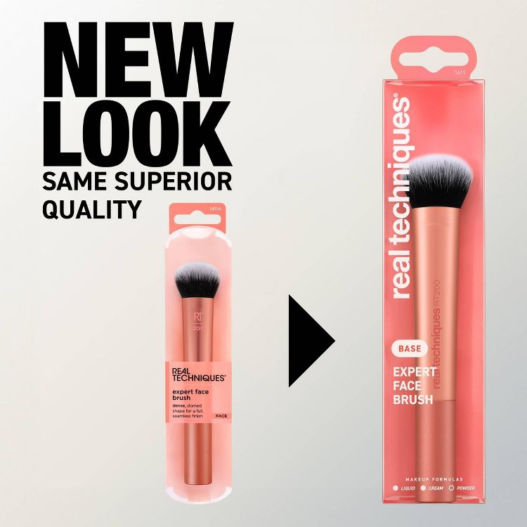 Real Techniques Expert Face Makeup Brush: Aluminum Handle, Synthetic Bristle, Multi-Purpose Use, 5 of 9