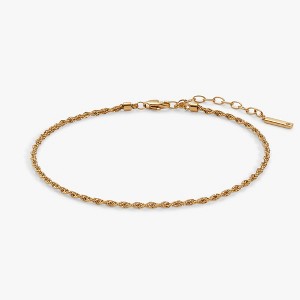 Alex and Ani Mini Rope Chain Anklet - 1 of 4