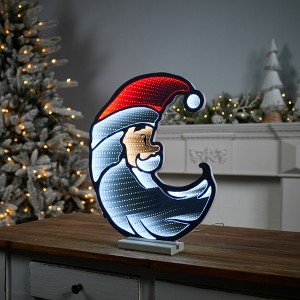 Santa Half Moon Ekkolight 17"H - 1 of 1
