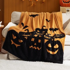 Halloween Topic Design Soft & Plush Throw Blankets - Bedsure - 1 of 4