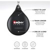 Amber Fight Gear Water-Filled Teardrop Boxing Bag – Durable, UV-resistant, portable for boxing, MMA & cardio training. - 3 of 4