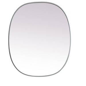 Elegant Lighting Metal Frame Oval Mirror 30x36 - 1 of 4