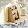 4 Tier Kids Bookshelf, Kids Book Shelf for Kids Rooms, Wood Children Bookcase,Baby Storage Book Rack,Toddler Bookshelf - 2 of 4