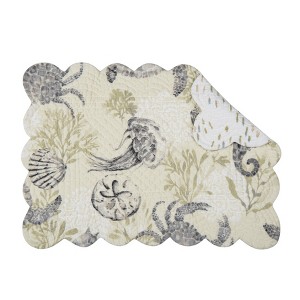 C&F Home Cannon Beach Cotton Placemat Machine Washable - 1 of 4