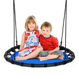 Costway 40'' Flying Saucer Round Tree Swing Kids Play Set w/ Adjustable Ropes Outdoor