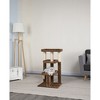 Go Pet Club 35" Classic Cat Tree Steps  with Sisal Covered Posts F101 - 3 of 3