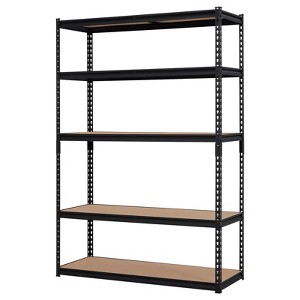Heavy Duty Storage Shelves - 5 Tier 48 * 24 * 72in, Adjustable Garage Storage Shelving, Metal Storage Utility Rack Shelf Unit - 1 of 4