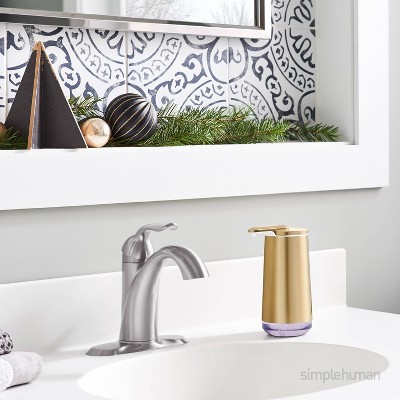 Brushed Brass Automatic Foaming Soap Dispenser, 10oz