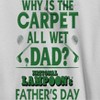 National Lampoon Men's Carpet All Wet Dad Father'S Day Long Sleeve Graphic Cotton Sweatshirt Hoodie - 2 of 4
