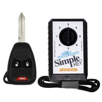 Car Keys Express 3 Button Universal Remote & Key Combo Black
