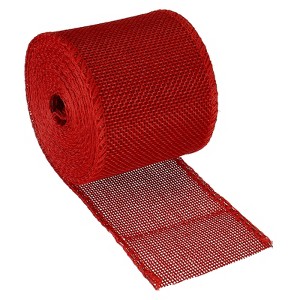 Unique Bargains DIY Wrapping Decoration Soft Burlap Fabric Wired Ribbon - 1 of 4