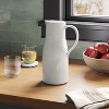 72oz Porcelain Pitcher White - Threshold™: Microwave & Dishwasher Safe, Hot/Cold Beverage Server, 10.625" Height - image 2 of 3