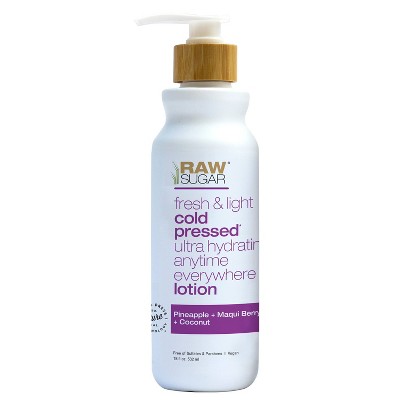 raw sugar body lotion