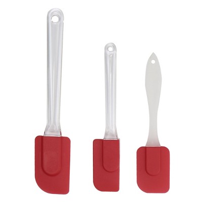 Unique Bargains Flexible Heat Resistant Non-scratch Non Stick Spatula 3 Pcs