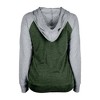 MLB Oakland Athletics Women's Lightweight Bi-Blend Hooded Sweatshirt - 2 of 4