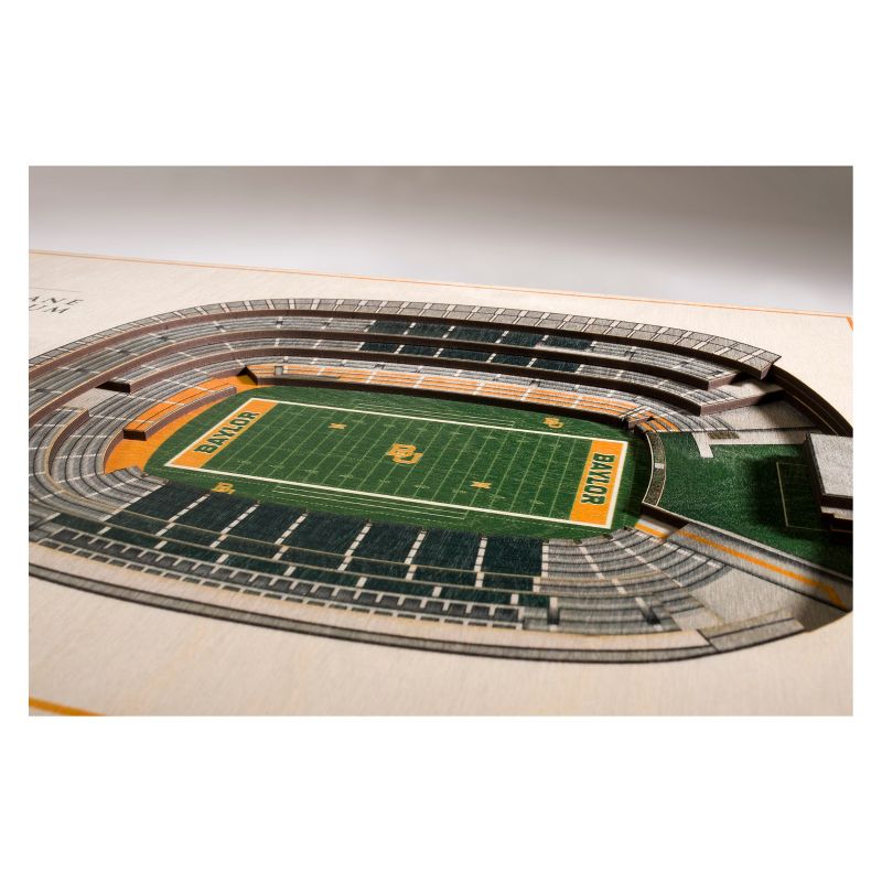 NCAA Baylor Bears 5-Layer Stadiumviews 3D Wall Art, 2 of 6