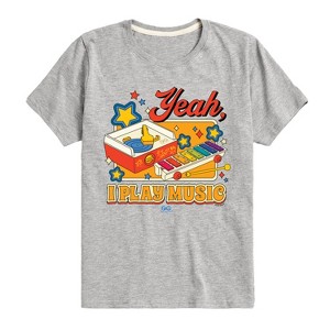 Boys' - Fisher Price - Yeah I Play Music Short Sleeve Graphic T-Shirt - 1 of 4