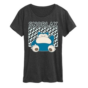 Women's - Pokémon - Snorlax Short Sleeve Graphic T-Shirt - 1 of 4