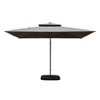TiramisuBest 9ft Aluminum Cantilever Tilt Patio Umbrella with Center Pole - Lake Blue (Not Base) - 3 of 4