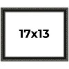 PosterPalooza | Antique Black Picture Frame - UV Acrylic, Backing Board, Hanging Hardware Included - 2 of 4