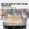 VEVOR Maple Syrup Evaporator Pan, 47 Gallon, 683 Cups of 8.8oz Maple Syrup, 2 Valves and 3 Heating Methods, 304 Stainless Steel, Silver - 3 of 4
