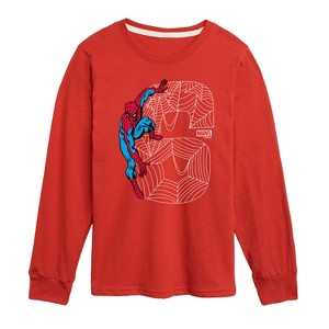 Boys' - Marvel - Spider-man 6Th Birthday Long Sleeve Graphic T-Shirt - 1 of 4