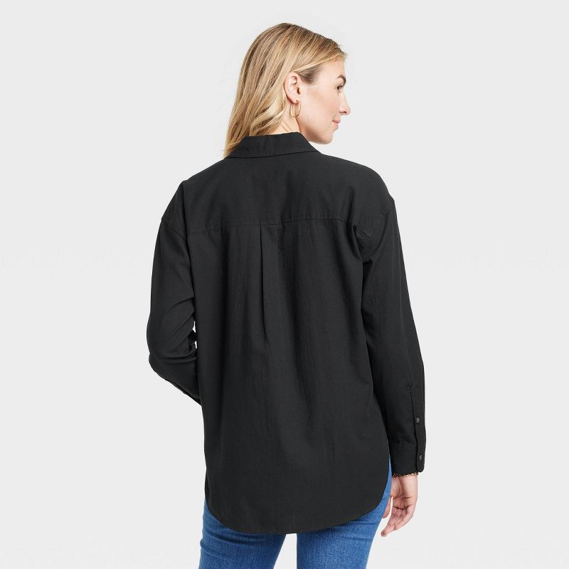 Women's Long Sleeve Oversized Button-Down Shirt - Universal Thread™, 3 of 11