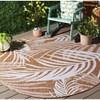 Beach House BHS294 UV & Stain Resistant Non-Shedding Power Loomed Indoor/Outdoor Rugs - Safavieh - 2 of 4