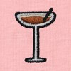 Dalix Espresso Martini Embroidered Lightweight Relaxed Jersey Tee Summer Cute Food Womens - 2 of 4