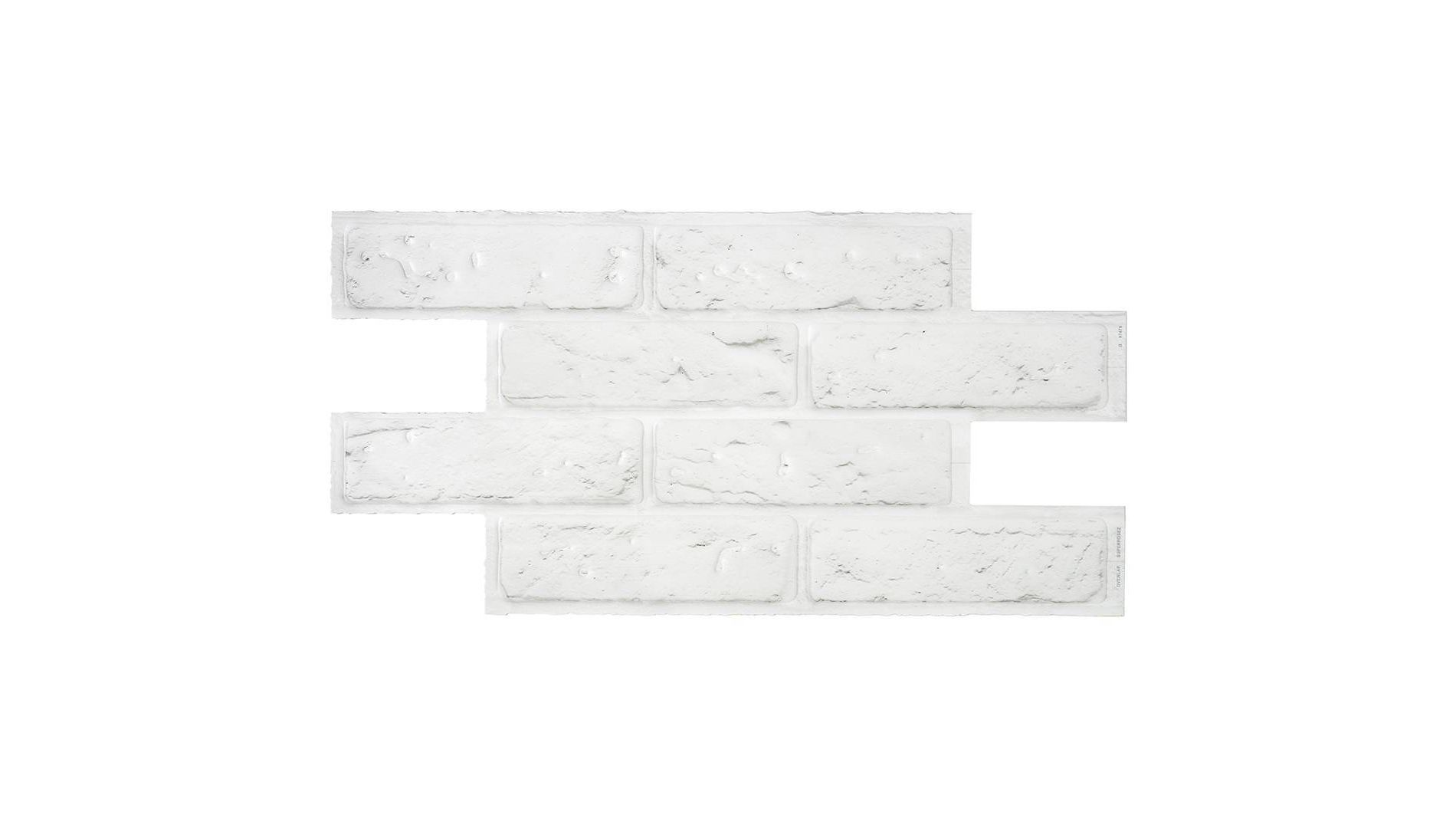 Smart Tiles 2pk Brik Zurich XL Matte Peel & Stick 3D Tile Paper Backsplash: Self-Adhesive Vinyl, Classic Pattern