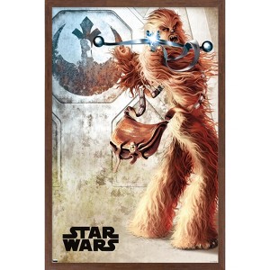 Trends International Star Wars: A New Hope - Chewy Framed Wall Poster Prints - 1 of 4