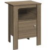 NicBex Modern Nightstand with 1 Drawer and Open Shelf Bedside Table with Storage End Table for Living Room, Bedroom - 3 of 4