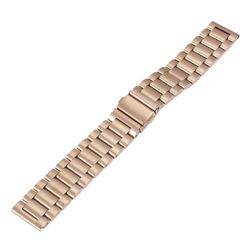 Insten Stainless Steel Metal Band For Samsung Galaxy Watch 4 40mm 44mm / 4 Classic 42mm 46mm / Watch 3 41mm Replacement Strap For Women Men, Rose Gold, 5 of 10