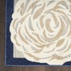 Nourison Aloha Contemporary Floral Border Outdoor Rug - 4 of 4