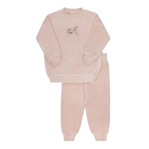 Aurora - 2-Piece Tracksuit for Toddler/Kids -Velour Bicycle Collection - 1 of 3