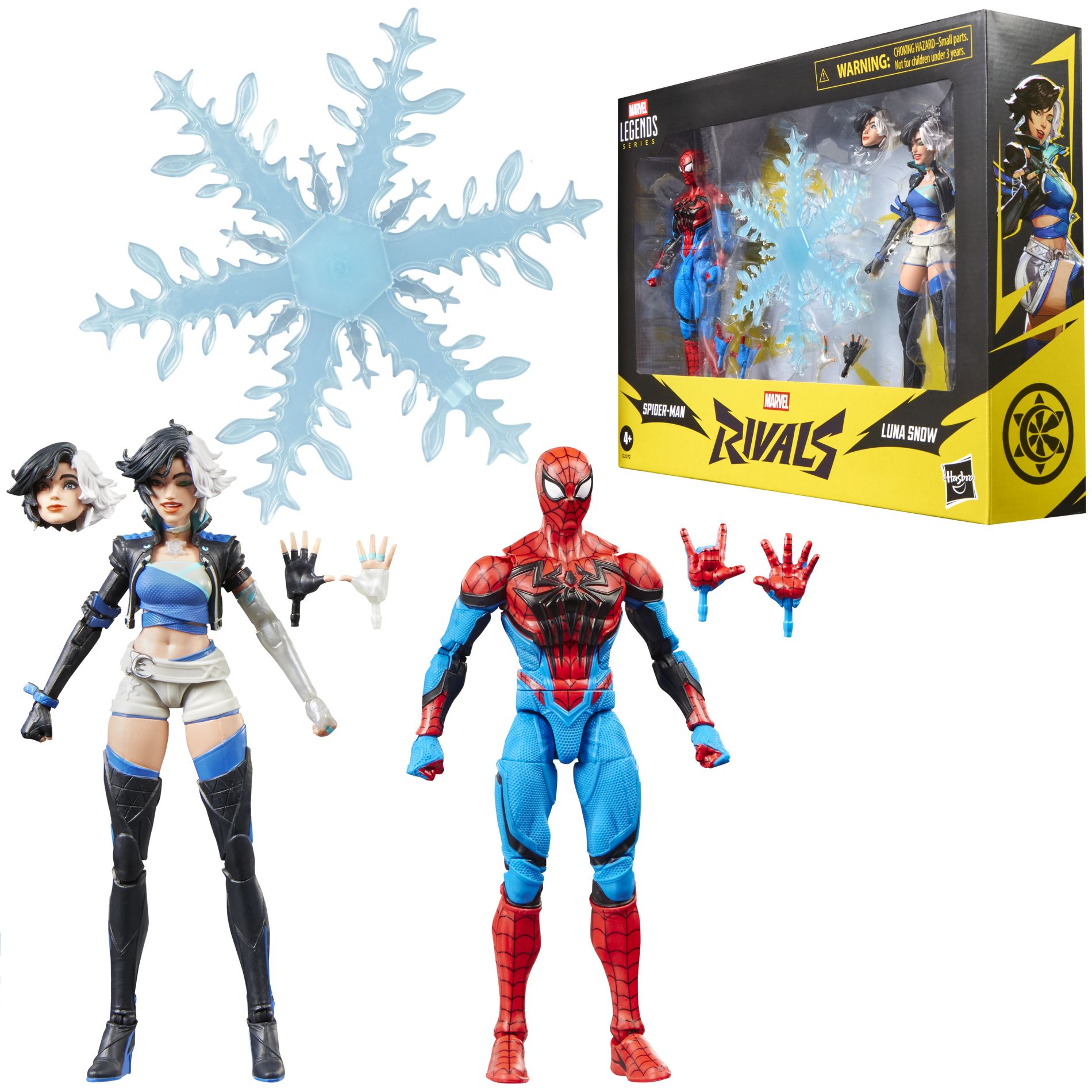 Marvel Legends Series Marvel Rivals Spider-Man & Luna Snow Action Figures