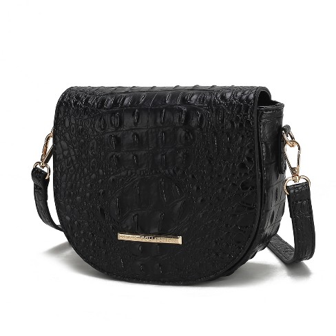 MKF Collection Amalia Crossbody Bag Croc-Embossed Vegan Leather Shoulder Bag Handbag by Mia K - image 1 of 4