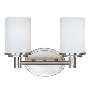 Maxim Lighting Cylinder 2 - Light Vanity in  Satin Nickel - 1 of 2