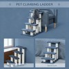 Lyngins Cat Tree Step Tower, Stair-Shaped Cat Tree Tower, Plush Cat Tower with Sisal Cat Scratching Post, Pet-Friendly for Older/Disabled Cats - 4 of 4