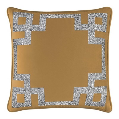 Gold and outlet silver throw pillows