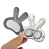 Unique Bargains Cute Rabbit Contact Lens Case Gray 1 Set - 2 of 4