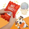 Prime Pets Plush Dog Toys Set, 3 Pack, Crinkle Squeaky Dog Toys, Food Shaped Pet Toys for Small Medium Large Dogs - 4 of 4