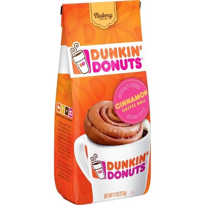 Dunkin Donuts Cinnamon Medium Roast Ground Coffee - 11oz