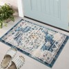 Indoor Wilton Floral Living Room Rugs, Stain Resistant Non Shedding Throw Carpet for Dining Room Bedroom - 2 of 4