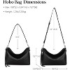 Genuine Leather Hobo Bags for Women, Anti Theft Soft Leather Shoulder Handbags Purses - 2 of 4